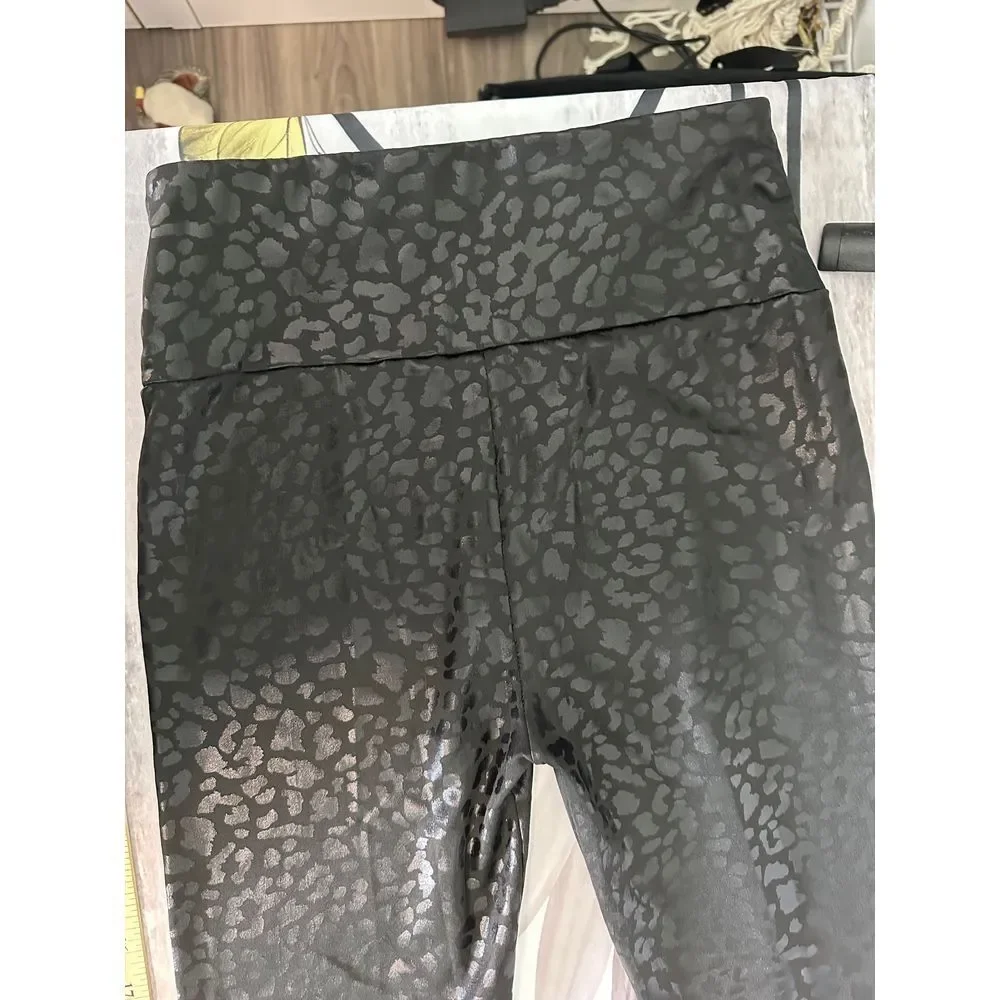Designer Snake Print Athletic Leggings Workout Yoga Pants High Waist Compression - Picture 14 of 16